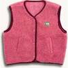 Merino Wool Vest, Dusty Pink - Vests - 1 - thumbnail