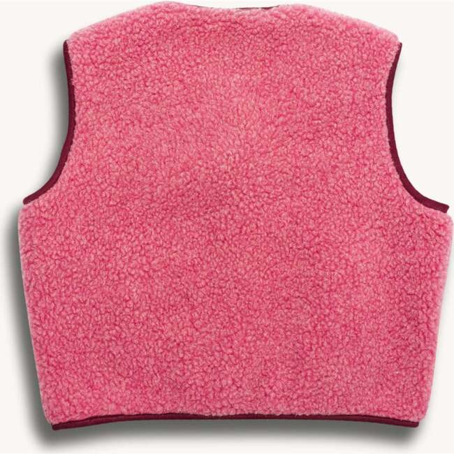 Merino Wool Vest, Dusty Pink - Vests - 3