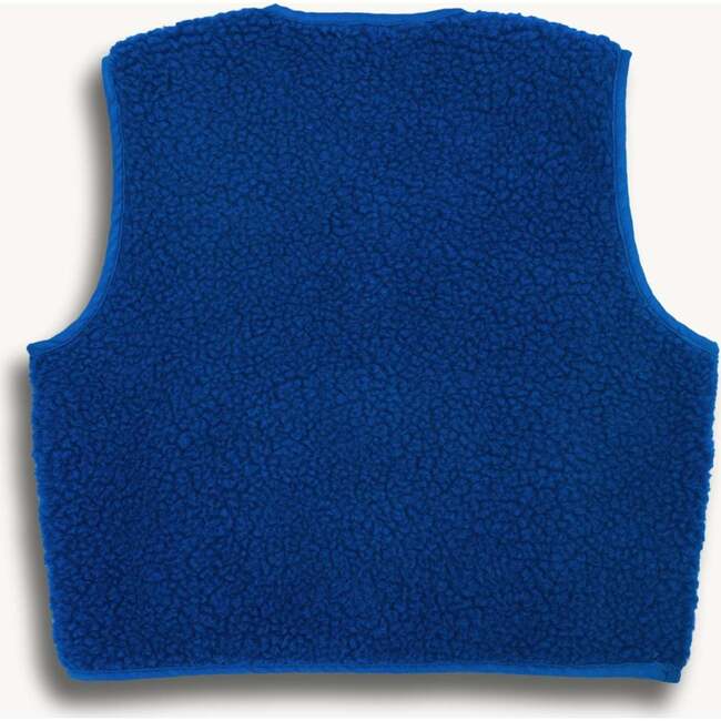 Merino Wool Vest, Cobalt - Vests - 4