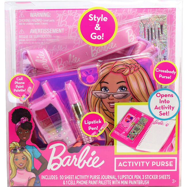 Tara Toy: Barbie Activity Purse - Style & Go Crossbody Purse