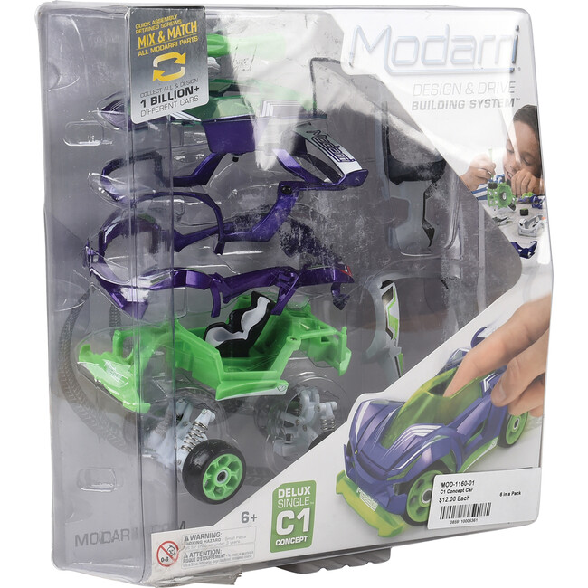 Modarri: C1 Concept Car - Deluxe Single DIY Design & Build Toy Car - Transportation - 2