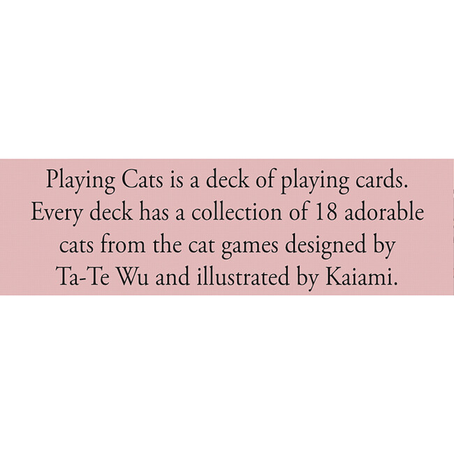 Sunrise Tornado: Playing Cats: Cat Sudoku Paws - Standard Playing Card Deck - Games - 3