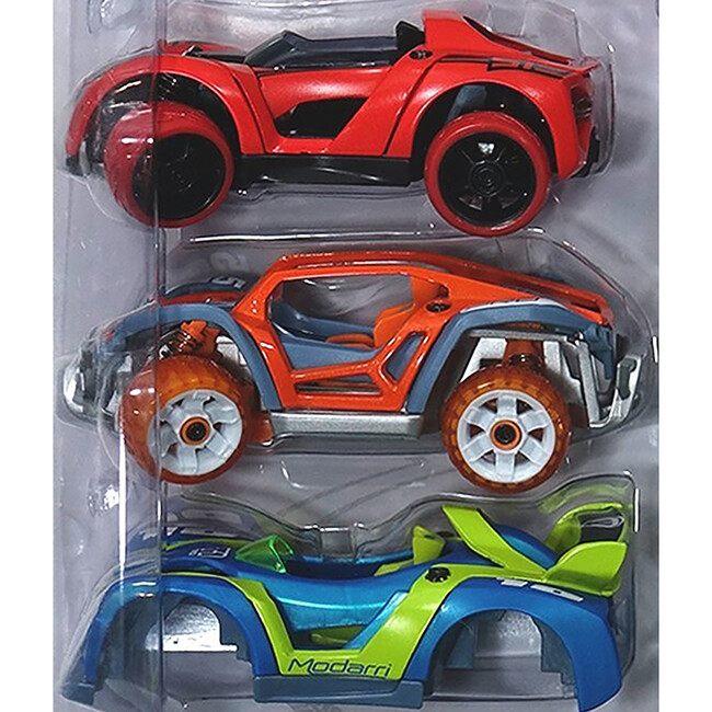 Modarri: Deluxe Car 3 Pack - S1 Street, T1 Track, X1 Dirt - Transportation - 3