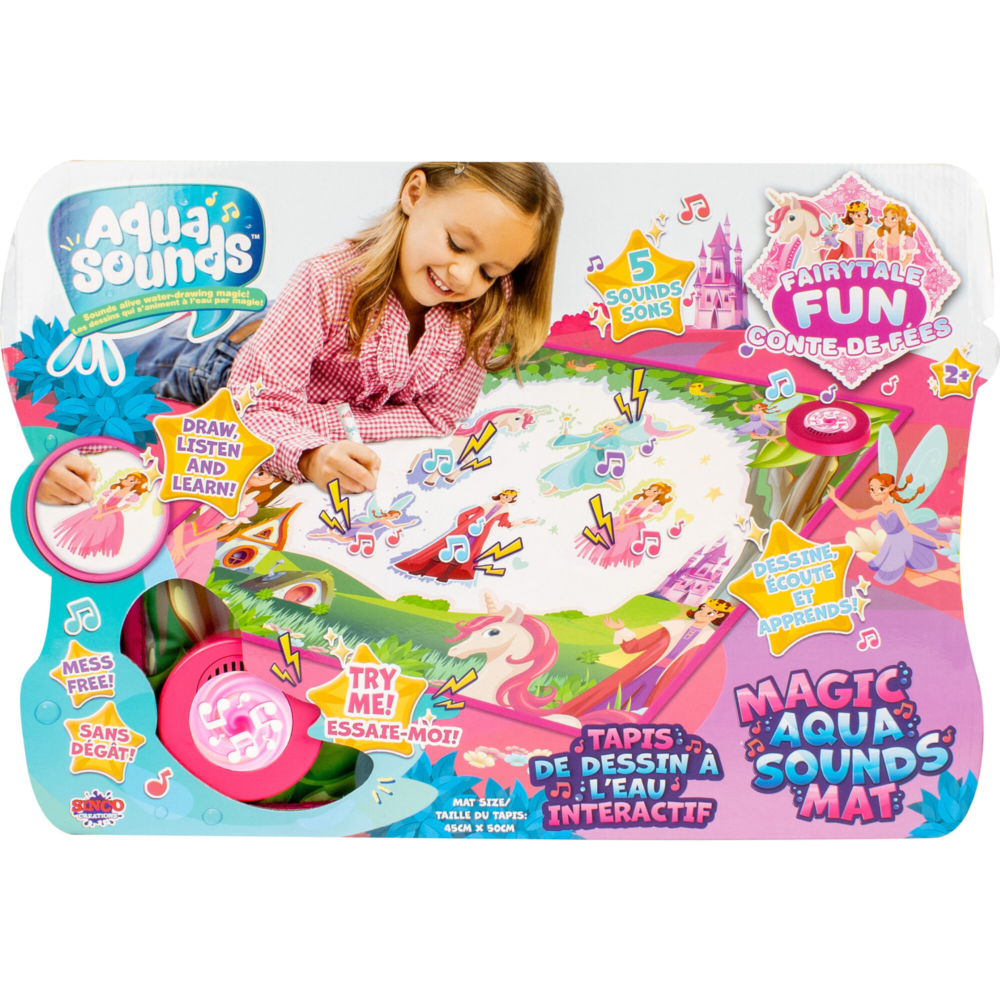 Aqua Sounds Magic Mat: Fairytale Fantasy - Water Drawing - Arts & Crafts - 1