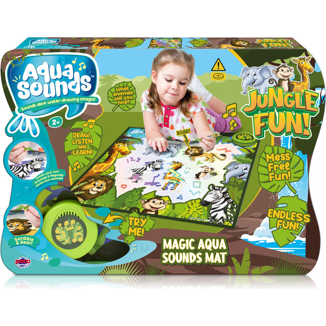 Aqua Sounds Magic Mat: Jungle Adventure - Water Drawing