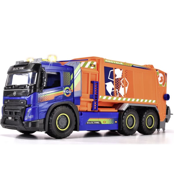 Dickie Toys: Giant Garbage Truck - Blue & Orange - 22