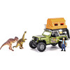 Dickie Toys: Jeep Dino Camper Set - Green & Orange - Light & Sound Toy Vehicle - Transportation - 1 - thumbnail