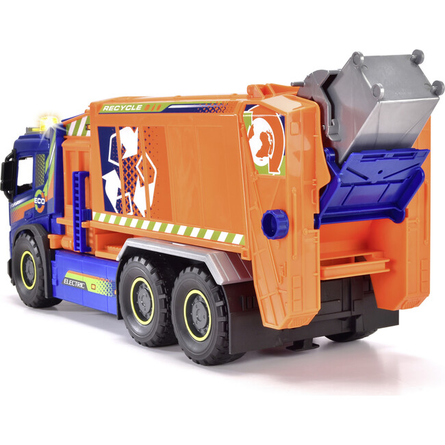 Dickie Toys: Giant Garbage Truck - Blue & Orange - 22" Volvo FMX Toy Vehicle - Transportation - 3