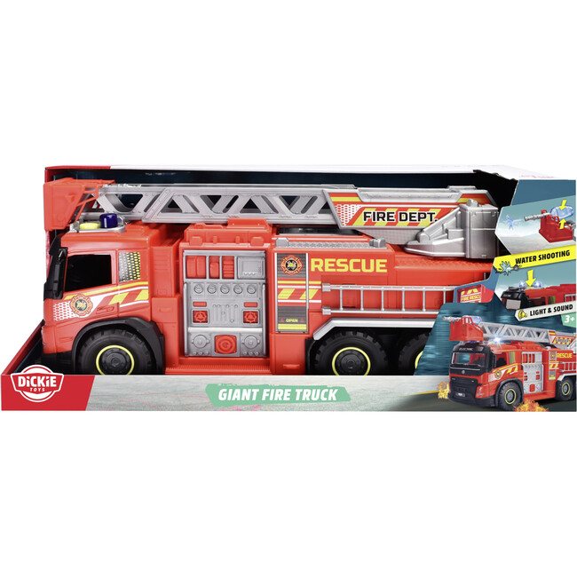 Dickie Toys: Giant Fire Truck - Red - 22" Volvo FMX Rescue Vehicle