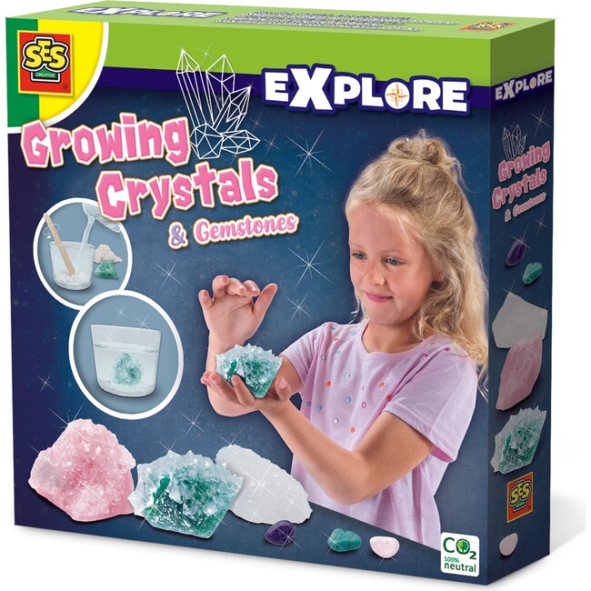 SES Creative: Explore Growing Crystals & Gemstones - DIY Science Kit