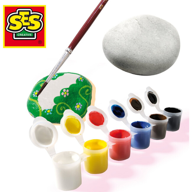 SES Creative: Painting Stones Kit - DIY Rock Painting, Art & Craft Set