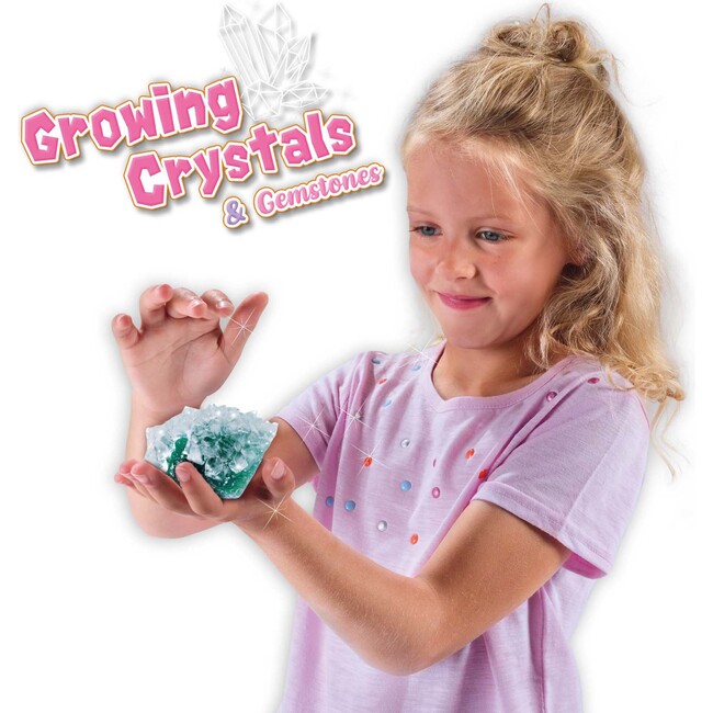 SES Creative: Explore Growing Crystals & Gemstones - DIY Science Kit - STEM Toys - 3