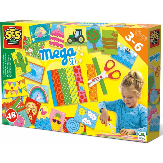 SES Creative: I Learn to Use Scissors - Mega Set - 48pc Arts & Craft Set