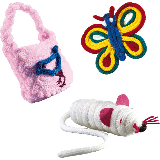 SES Creative: French Knitting Kit - Learn to Knit for Kids - Arts & Crafts - 1