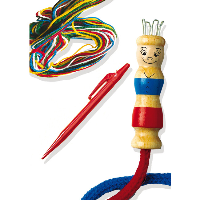 SES Creative: French Knitting Kit - Learn to Knit for Kids - Arts & Crafts - 2