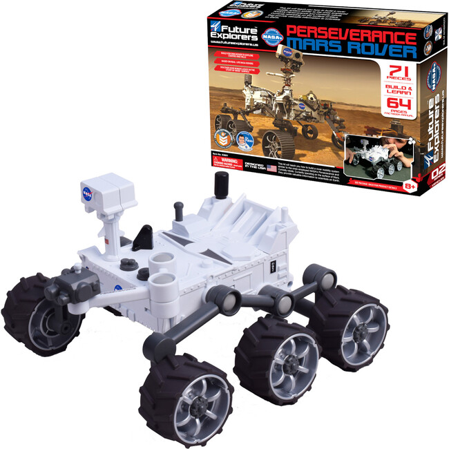 NASA Future Explorers: Perseverance Mars Rover - 71pc Build & Learn - Developmental Toys - 2