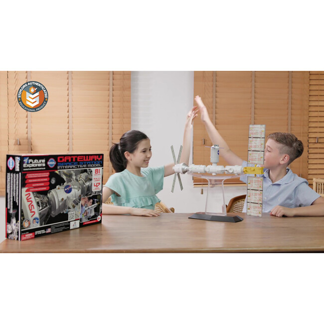 NASA Future Explorers: Gateway Space Station Interactive Model - Build & Learn STEM Toy - Developmental Toys - 3