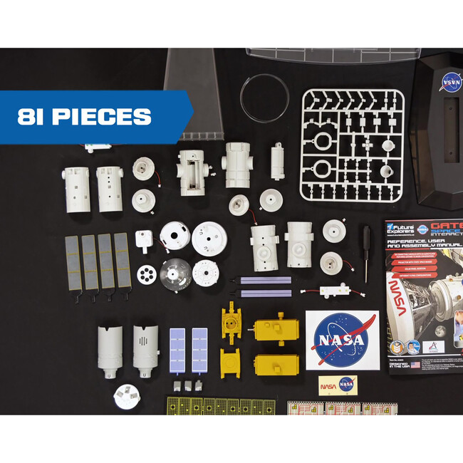 NASA Future Explorers: Gateway Space Station Interactive Model - Build & Learn STEM Toy - Developmental Toys - 4