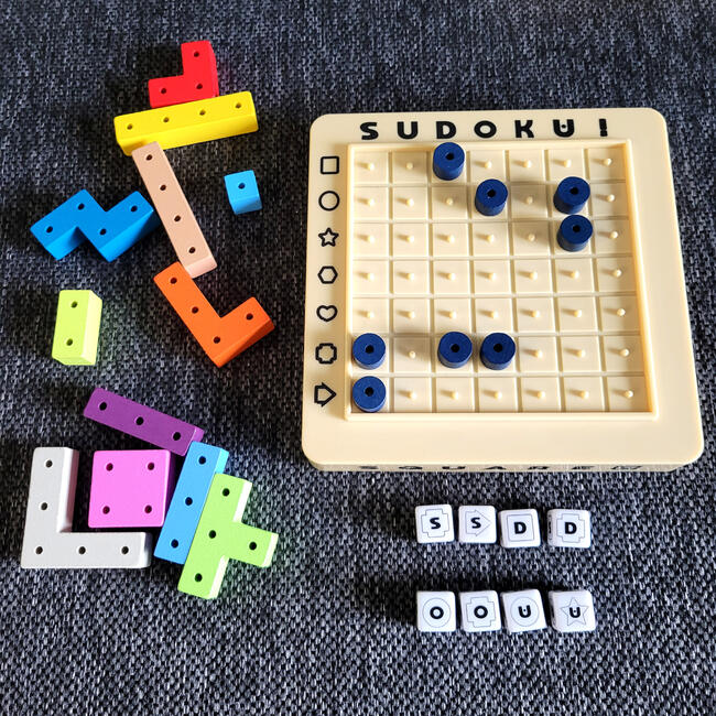 MukikiM: Sudoku Square - Strategy Puzzle Game W/ A Twist! 248,832 Solutions - Developmental Toys - 2