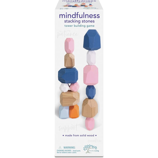 Ambassador Games: Mindful Living - Stacking Stones Tower Building Game - Games - 2