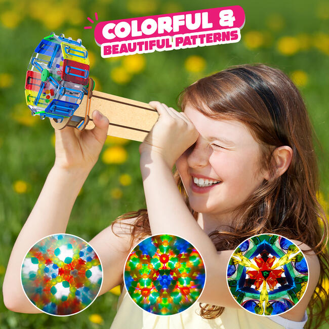 Smartivity: Kaleidoscope - DIY Colorful Bead Viewing Retro Toy - STEM Toys - 2