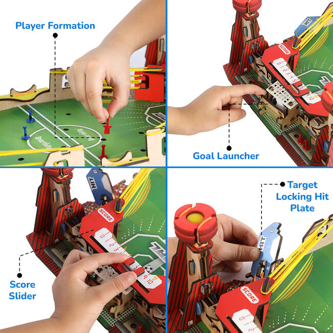 Smartivity: Mini Football - DIY Soccer Arena & Field Building Toy - STEM Toys - 3
