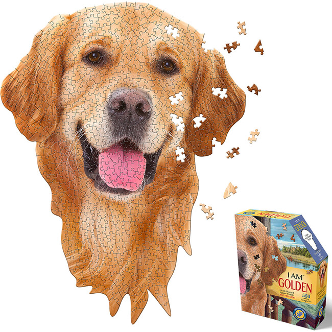 Madd Capp: I Am Golden - 550 Piece Puzzle - Dog Shaped Animal Jigsaw