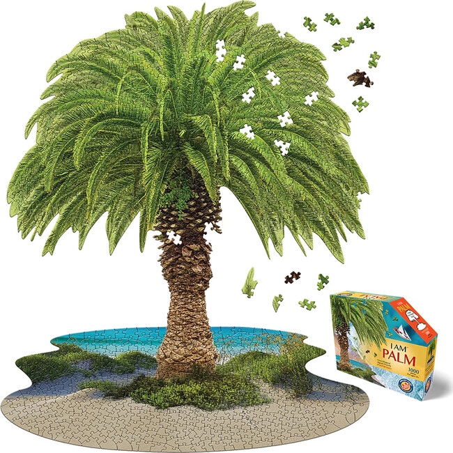 Madd Capp: I Am Palm - 1000 Piece Puzzle - Palm Tree Shaped Nature Jigsaw