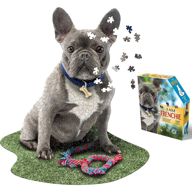 Madd Capp: I Am Frenchie - 550 Piece Puzzle - Dog Shaped Animal Jigsaw