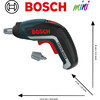 Bosch Mini: IXOLINO II - Lights & Sounds, Power Tool Toy Screwdriver - Role Play Toys - 3