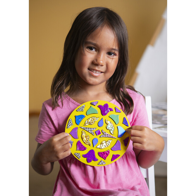 Kulture Khazana: Foil Craft Kit: Rangoli Mandala – DIY Shiny Designs - Arts & Crafts - 3