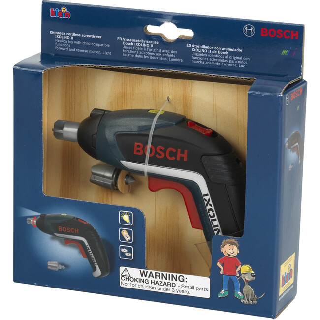 Bosch Mini: IXOLINO II - Lights & Sounds, Power Tool Toy Screwdriver - Role Play Toys - 4