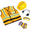 CAT: Construction Worker Vest - Yellow & Black - 5pc Set - Role Play Toys - 1 - thumbnail