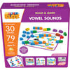 Junior Learning: Rainbow Phonics Blox: Vowel Sounds - Phase 5 - Build & Learn, 30 Activity Cards - STEM Toys - 1 - thumbnail