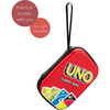 UNO Carry Bag - Card Game Accessory, 6.1 x 4.3", Waterproof Zip Case w/ Strap - Role Play Toys - 5