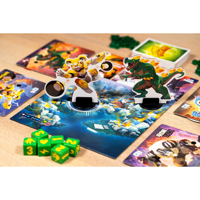 IELLO: King of Tokyo: Origins - Family-Friendly Dice & Strategy Board Game, Ages 8+, 2-4 Players - Developmental Toys - 4