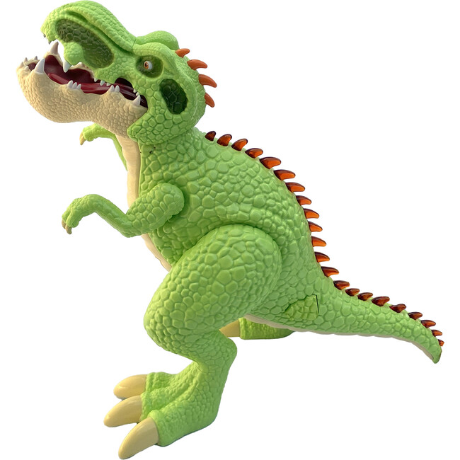 Gigantosaurus: Action Giganto - 14" Green Dinosaur Figure - Light-Up Spine - Playsets - 1