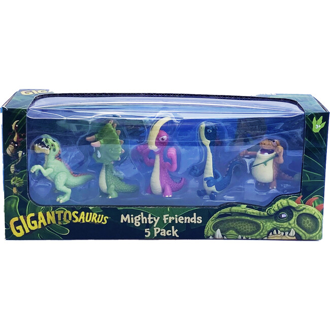 Gigantosaurus: Mighty Friends - 5 Pack - Mini 2" Figures (Giganto-Bill-Rocky-Mazu-Tiny)