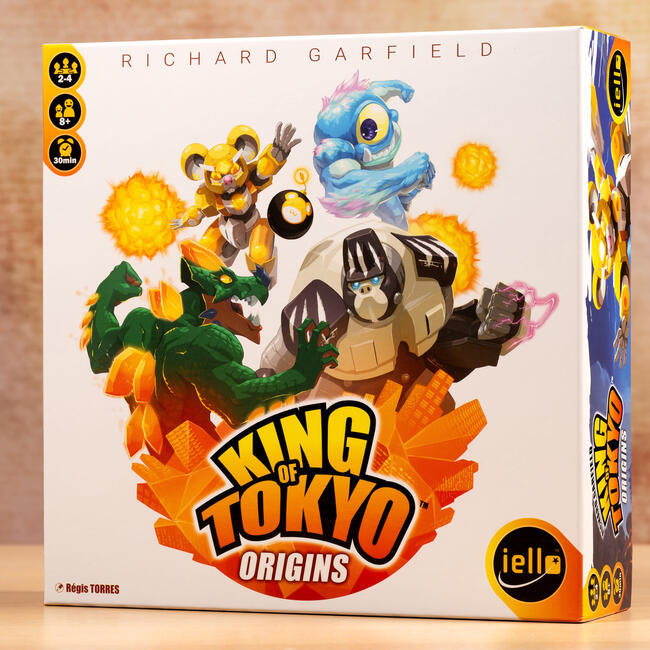 IELLO: King of Tokyo: Origins - Family-Friendly Dice & Strategy Board Game, Ages 8+, 2-4 Players - Developmental Toys - 5