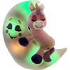 Happpy Nappers: Lullabrites Moon Pet - Unicorn - Pink-Purple - Plush - 2