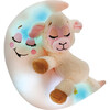 Happpy Nappers: Lullabrites Moon Pet - Lamb - Cream & Pink - Plush - 2