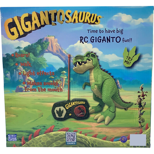 Gigantosaurus: RC Giganto - Green Dinosaur Action Figure - Playsets - 2