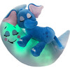 Happpy Nappers: Lullabrites Moon Pet - Elephant - Blue - Light & Sounds Plush - Plush - 2