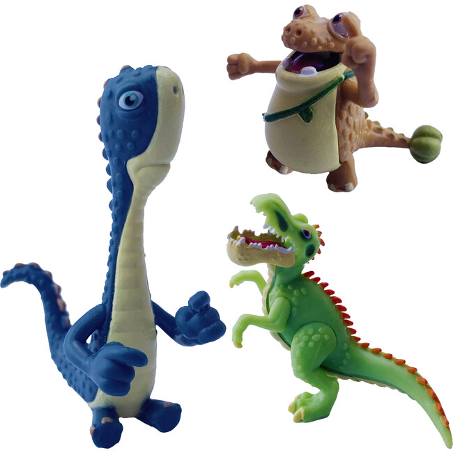 Gigantosaurus: Mighty Friends - 5 Pack - Mini 2" Figures (Giganto-Bill-Rocky-Mazu-Tiny) - Plush - 3