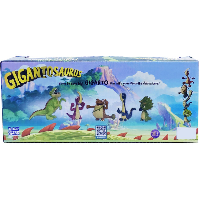 Gigantosaurus: Mighty Friends - 5 Pack - Mini 2" Figures (Giganto-Bill-Rocky-Mazu-Tiny) - Plush - 5