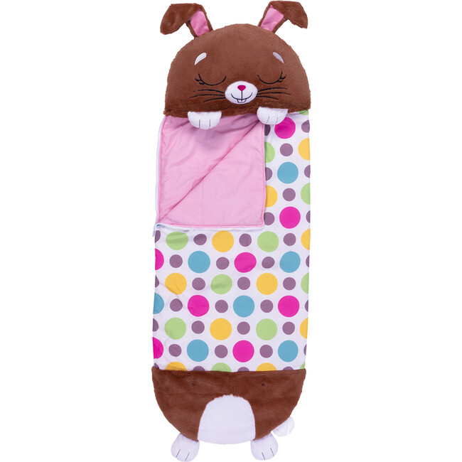 Happy Nappers: Pillow & Sleepy Sack: Medium - Beeples The Brown Bunny