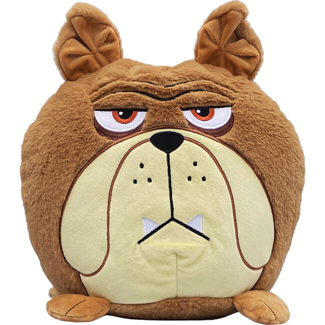 Hangry Petz: Charlie Bulldog - 12" Brown Animal Plush