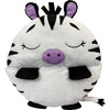 Happy Nappers: Pillow & Sleepy Sack: Large - Zinnia Zebra - Plush - 2