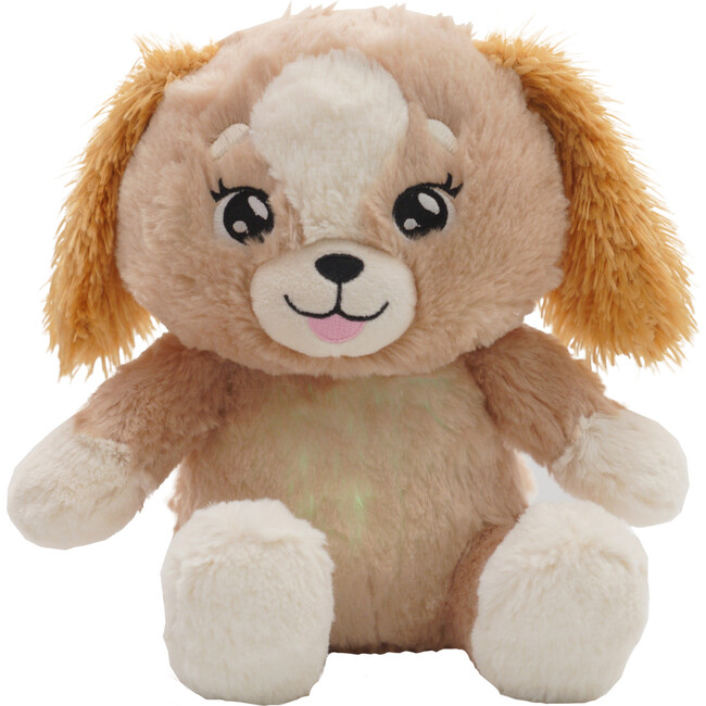 Happy Nappers: Lullabrites Brown Dog - Musical Light Up Bedtime Plush