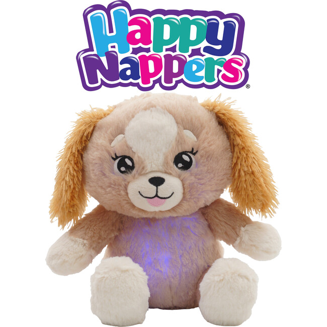 Happy Nappers: Lullabrites Brown Dog - Musical Light Up Bedtime Plush - Plush - 3